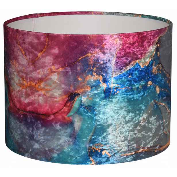 Designový závěs s ohýbanými okraji, válec, trubka 20 cm E27 Geody 02 Panca