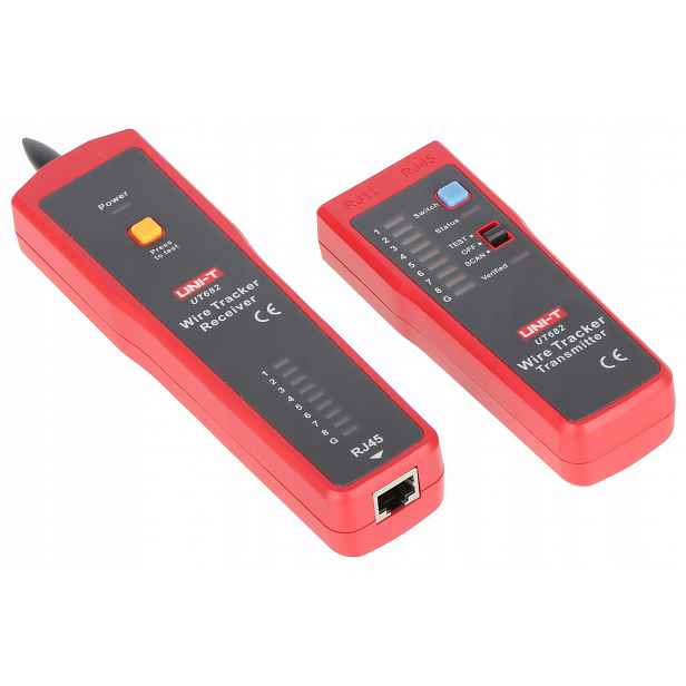 Detektor Párů Kabelů S Testerem Kabelů RJ-45 UT-682 Uni-t
