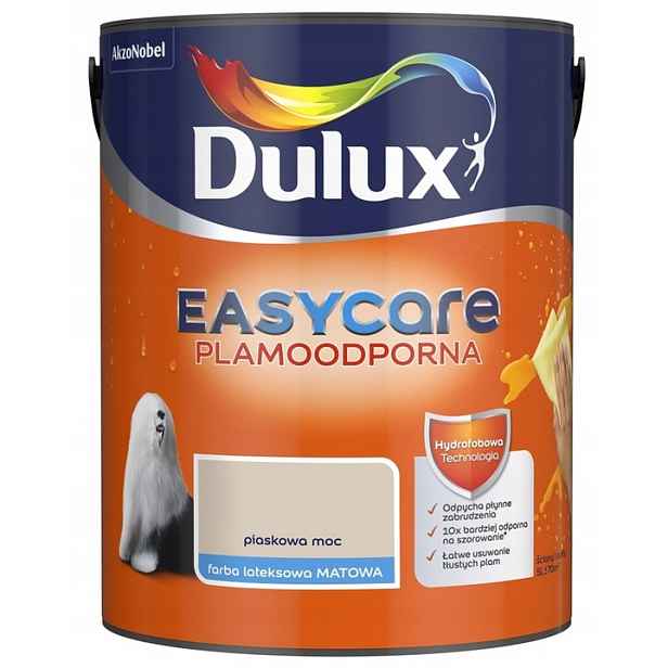 Dulux Easy Care Barva Odolná Proti Skvrnám, Písková, Výkon 5 L