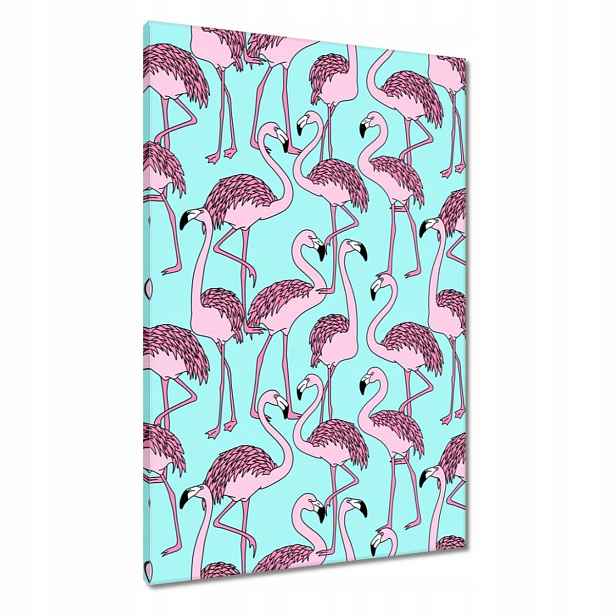 Obrazy 60x90 Růžové Flamini Flamingo