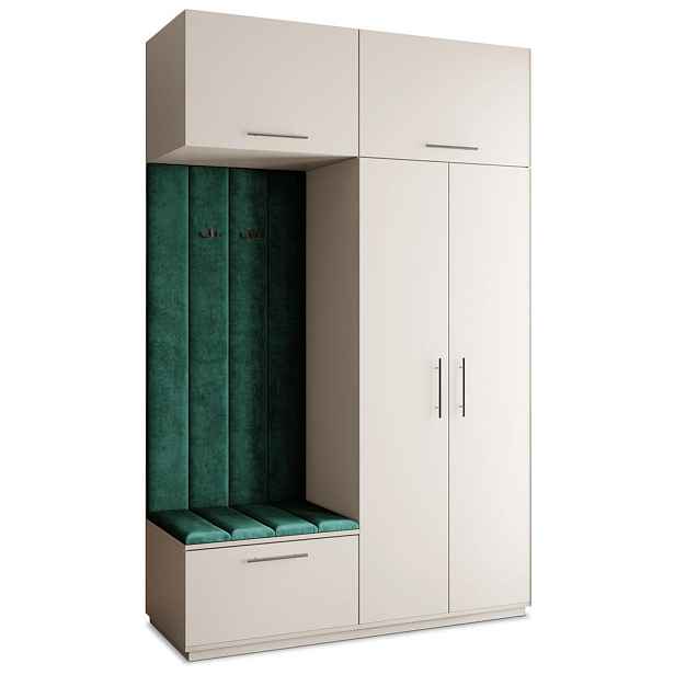 MASSENO MODERNÍ PŘEDSÍŇOVÁ SESTAVA REMA, 150/240/60 cm, kašmírová