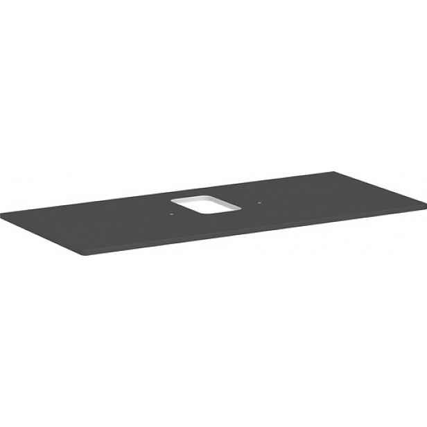 Deska pod umyvadlo Hansgrohe Xelu Q 118x1,6x55 cm šedá matná 54122910