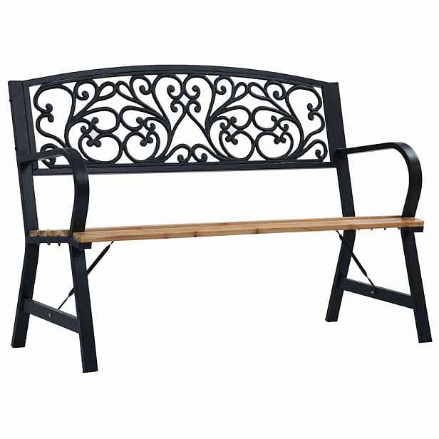 vidaXL Zahradní lavice 120 cm dřevo