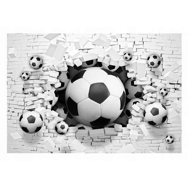 Fototapeta Fotbal 3D Mládež 208x146
