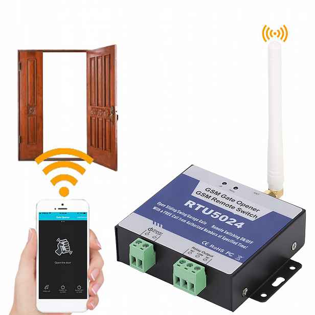 Gsm Ovladač Pro Otevírání Brány Dveří Gsm Kontroler 9-36V