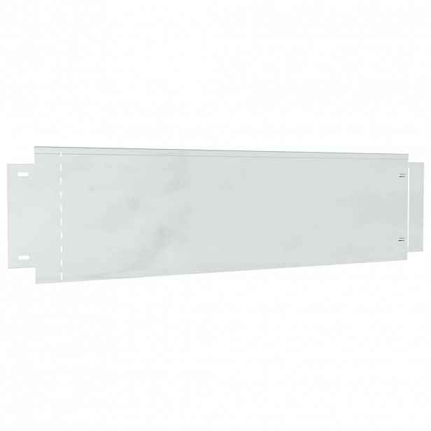 vidaXL Obrubníky trávníku 10 ks 100 x 25 x 0,07 cm Pozinkovaná ocel