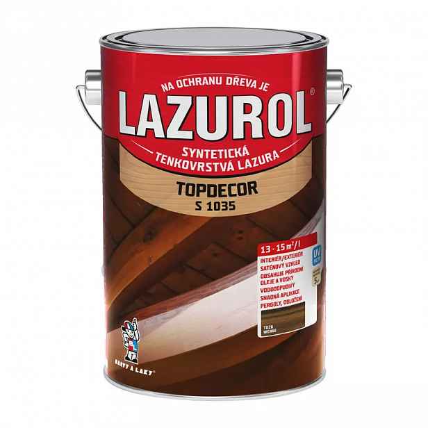 Lazurol Topdecor wenge 4,5l