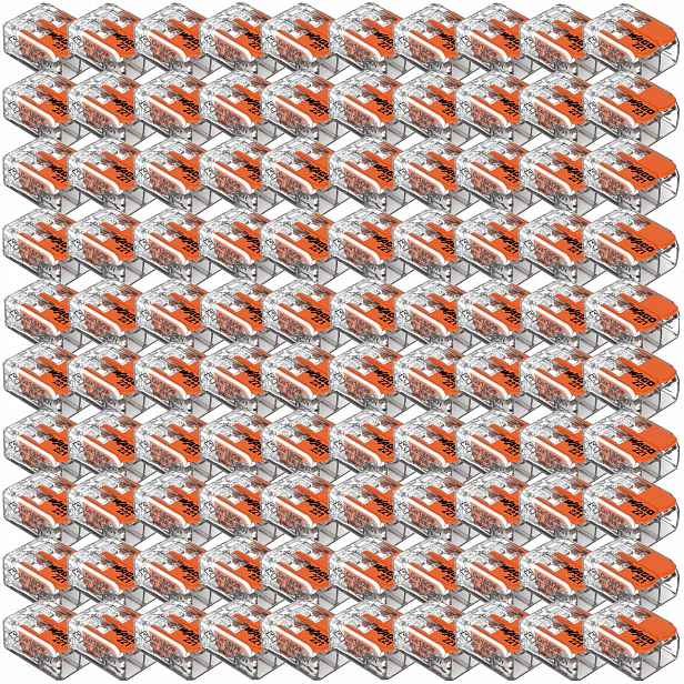 Wago instalační spojky Rychlospojka 2x0,2-4mm2 221-412 100 kusů