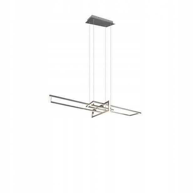 Závěsná Led závěsná lampa Zenitra Stříbrná 34W 4200lm Regulace Trio