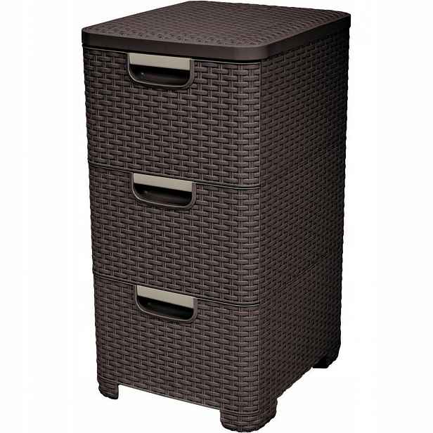 Šuplíky Rattan, šířka 33 cm