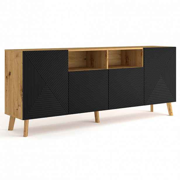 Petits-meubles SIDEBOARD Nexa Dřevo a černá