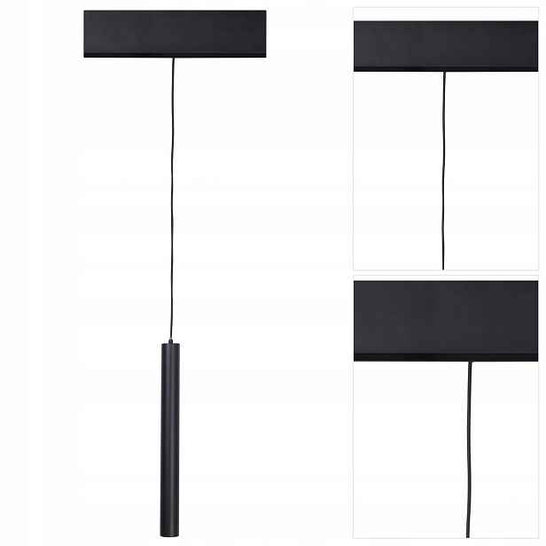 Černá kolejnicová lampa Magnetic Dec má v obývacím pokoji útulnou atmosféru MaxLight
