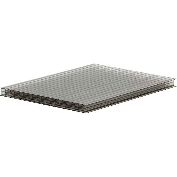 Deska polykarbonátová dutinková MULTICLEAR 16 5X 2UV bronz 2 100×4 500 mm