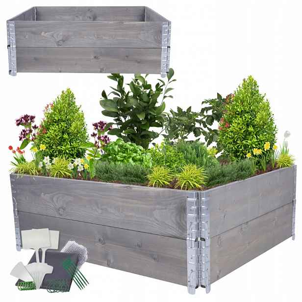 Kaskádový vyvýšený záhon regulovatelný zeleninový záhon impregnát 40x120x100