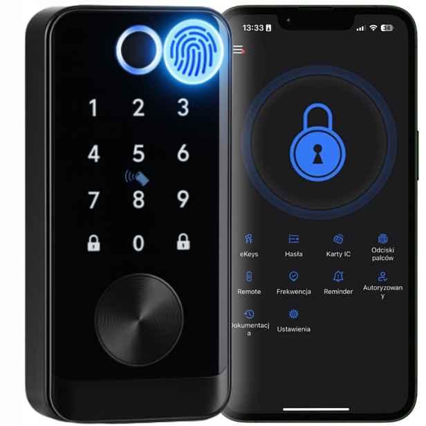 Elektronický Zámek Vložka Do Dveří Na Kód Otisk Prstu Rfid Ttlock