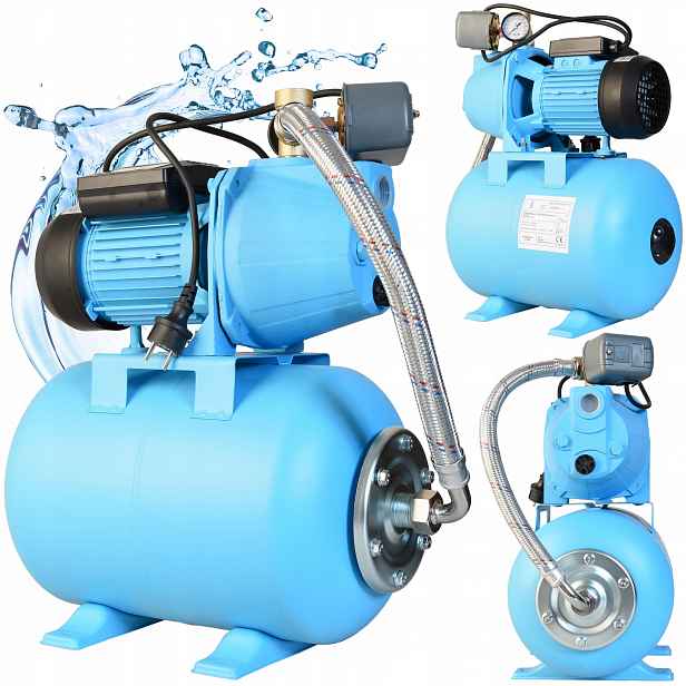 Hydrofor Na Vodu 24L Čerpadlo Set 100 Hydroforová sada 3600L/h 1100W