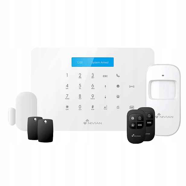 Nivian alarmový systém pro dům Wlan/gsm