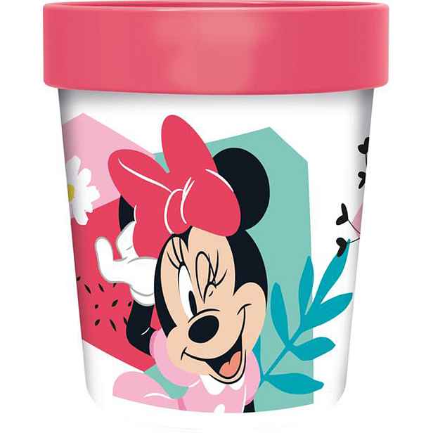 STOR Plastový kelímek MINNIE 260ml protiskluzový