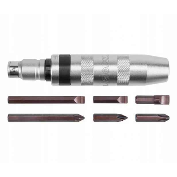 Yato YT-2801 Příklepový Šroubovák 6 Bitů, Kov