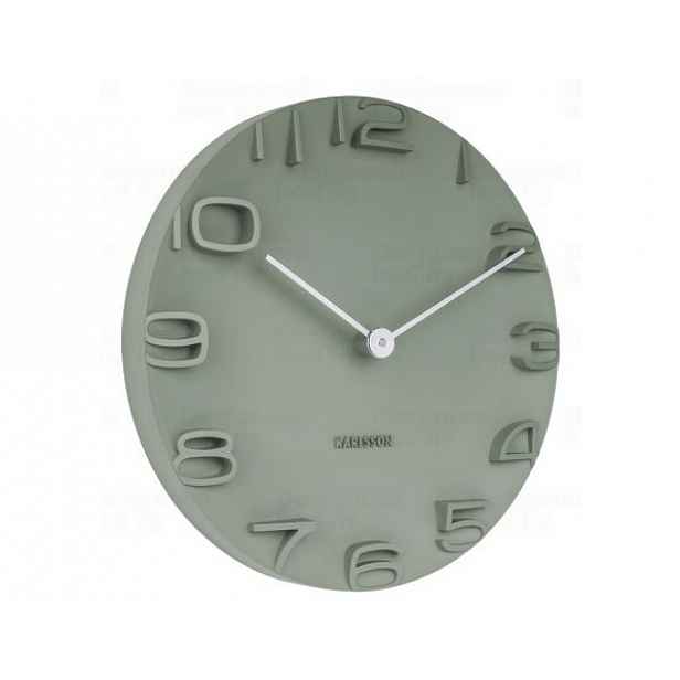 Designové nástěnné hodiny 5311GR Karlsson 42cm