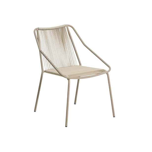 Krémová/taupe zahradní židle Zivia – Kave Home