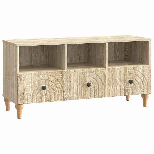 vidaXL Televizní skříň 102 x 34,5 x 50 cm Sonoma dub Dřevěný materiál