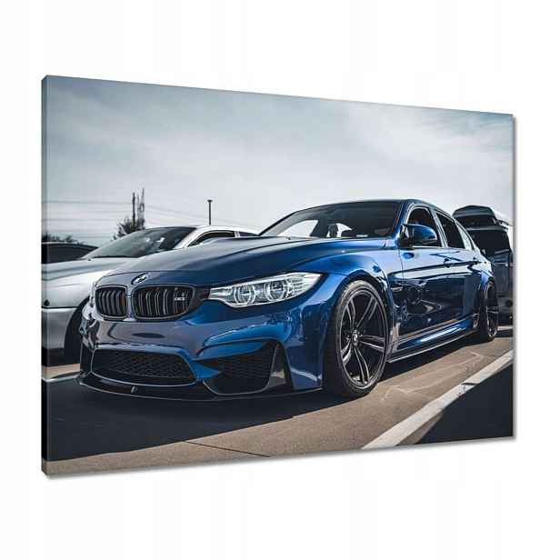 Obrazy 80x60 Modré Bmw M3 Auto