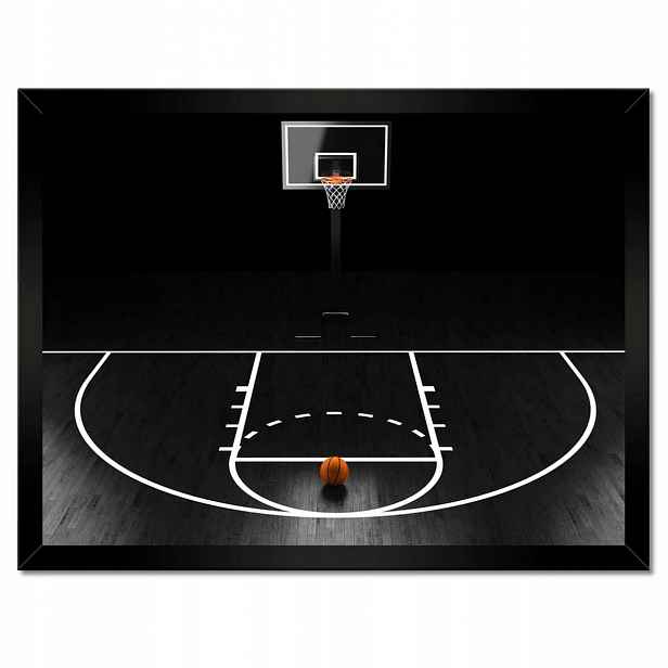 Plakáty v rámu 40x30 BasketBall Tabule Míč