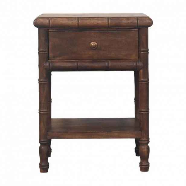 Artisan Furniture TV SKŘÍŇKA, masivní dřevo, otevřená, kaštanově hnědá, otevřená přihrádka, tmavě hnědá