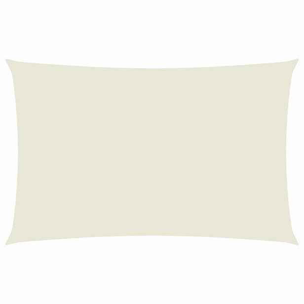 vidaXL Stínící plachta oxfordská látka obdélníková 2 x 4,5 m krémová
