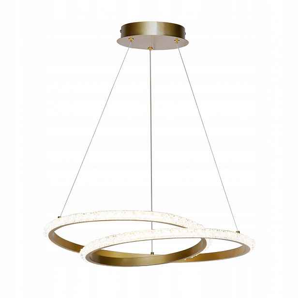 Zalto PND-12436-GD Moderní zlatá závěsná Led lampa