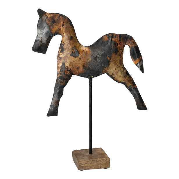 Kovová vánoční figurka (výška 35 cm) – Dakls