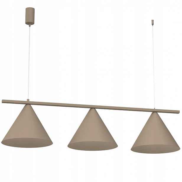Milagro Závěsná lampa Capital Taupe 3xGX53 Kašmír Nastavitelná 110 cm