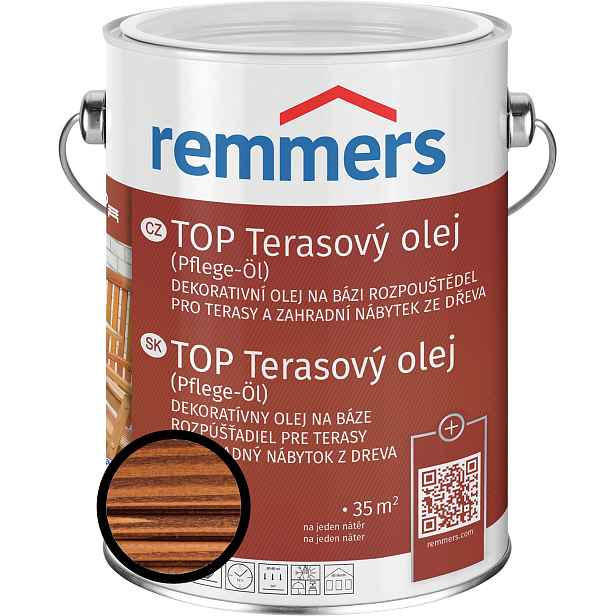 Olej terasový Remmers TOP ořech, 0,75 l