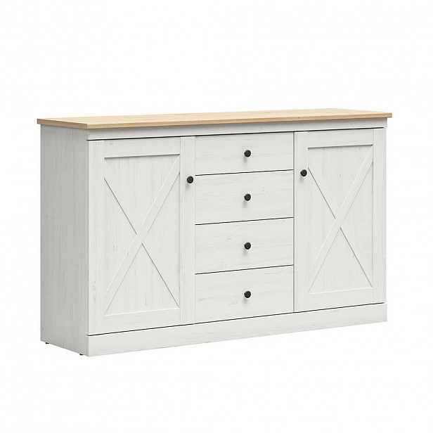 Petits-meubles SIDEBOARD Victoria Bílá a dřevo