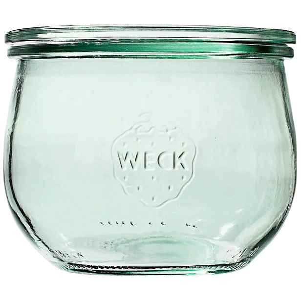 Zavařovací sklenice bez víčka Weck 580 ml, sada 8 ks, tulipánový tvar