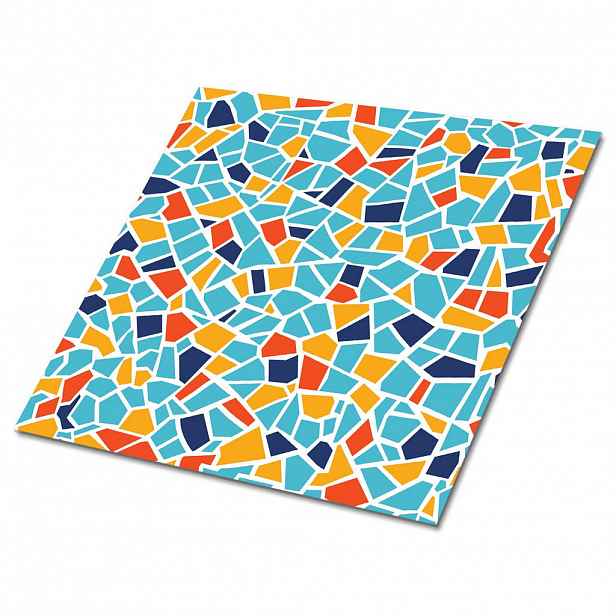 TULUP SAMOLEPICÍ OBKLADY NA STĚNU 9 ks 30x30 cm Barevná mozaika