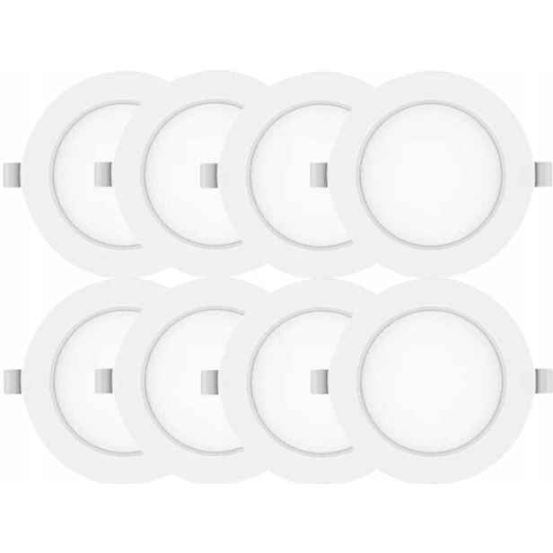 8x Lampička Panel Stropní Svítidlo Stropní Led 12W Objímka 4000K pro závěsný strop