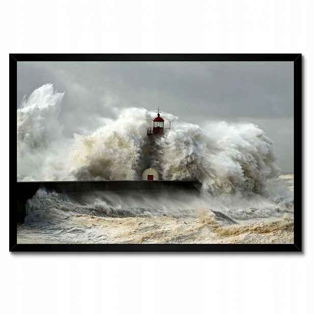 Plakáty v rámu 60x40 Maják Storm