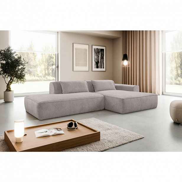 Livetastic ROHOVÁ SEDAČKA, plast, textil, kompozitní dřevo, šedá