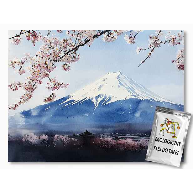 Fototapeta Bez Úpravy Krajiny Japonsko Hora Fuji Višeň 416x254 130g