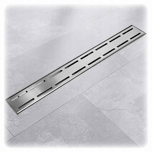 Lineární odtok 90 cm z nerezová ocel do kabiny typu walk in sifon
