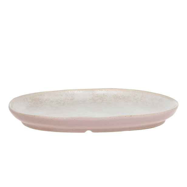 Béžovo-růžový rustikální podnos Valence Dusty Rose - 27*19*3 cm  Chic Antique