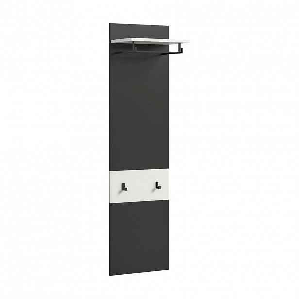 Livetastic ŠATNÍ PANEL, šedá, bílá, 45/165/29 cm