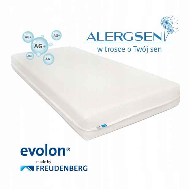 Protiroztočový potah na Matrace Evolon s ionty stříbra Ag+ 90x200x20