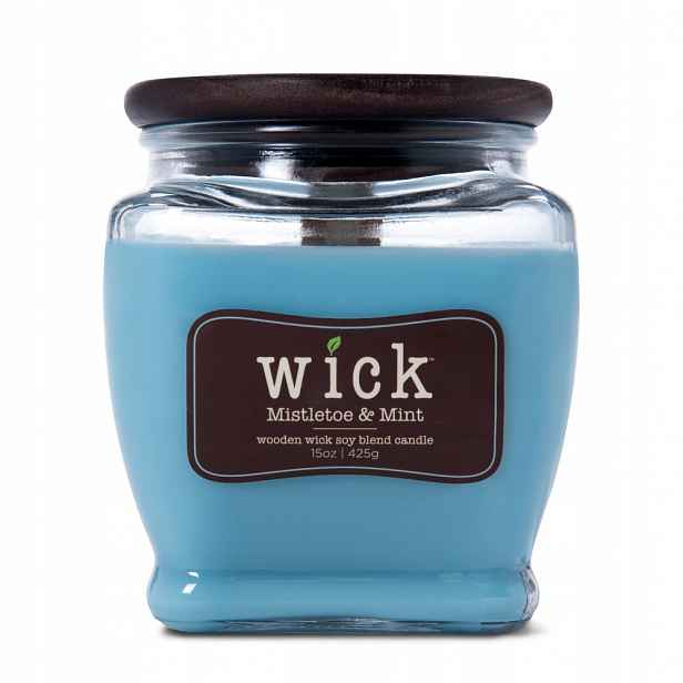 Sójová svíčka Vánoční dřevěný knot Wick