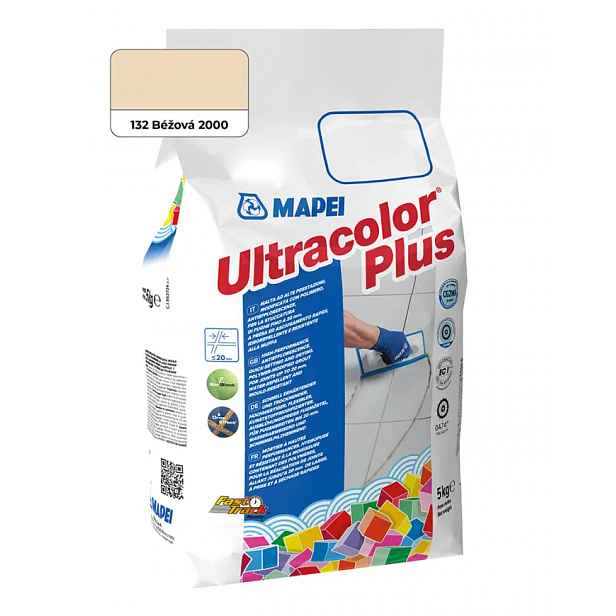Spárovací hmota Mapei Ultracolor Plus 5 kg 132 béžová