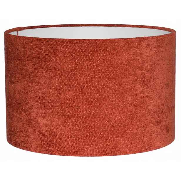 Stínidlo pro závěsnou stojací lampu Válec 30/20 cm E27 Červený Boucle Venosa
