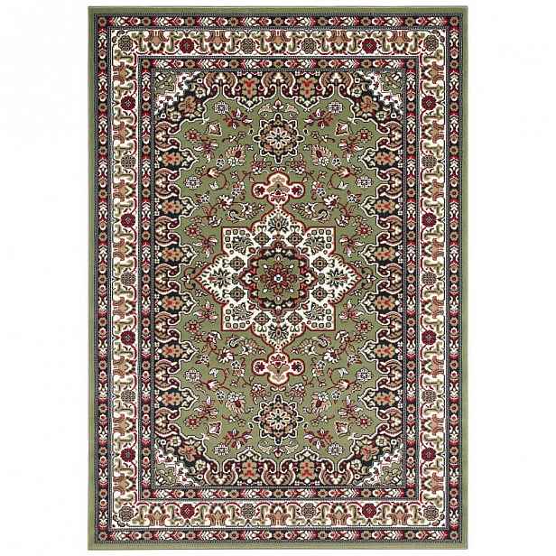 Zelený koberec Nouristan Parun Tabriz, 120 x 170 cm