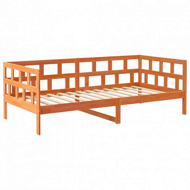 vidaXL Válenda bez matrace voskově hnědá 80 x 200 cm masivní borovice